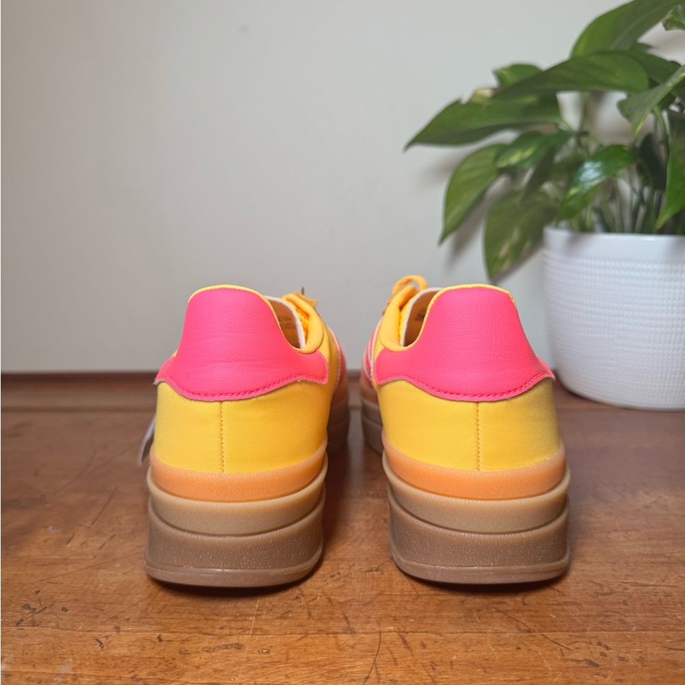 NWT Adidas Originals  Gazelle Bold in Spark & Lucid Pink Sneakers, Size 7.5 - Picture 4 of 10